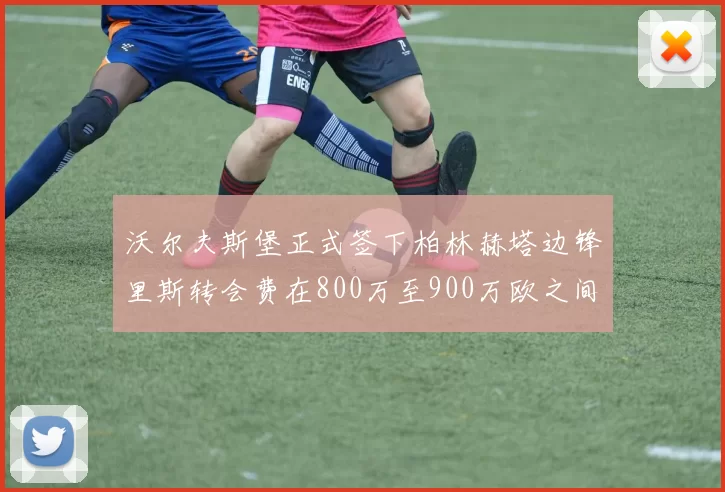 沃尔夫斯堡正式签下柏林赫塔边锋里斯转会费在800万至900万欧之间